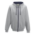 Heren Hooded Sweater met rits AWDis JH053